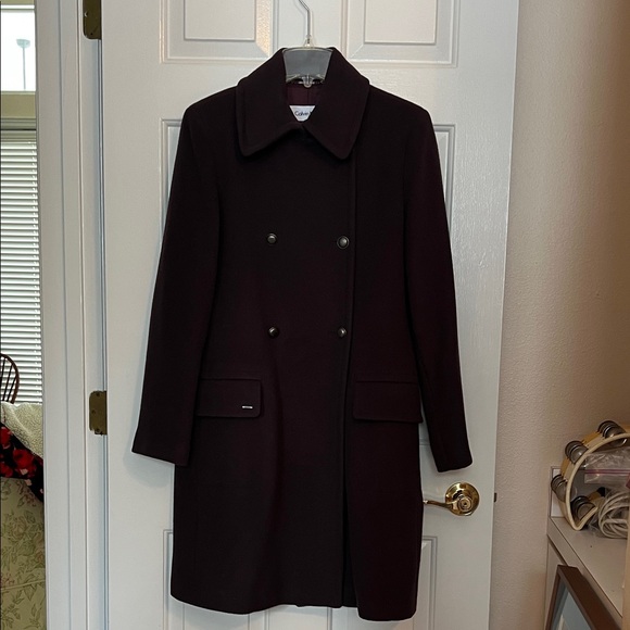 Calvin Klein Jackets & Blazers - Calvin Klein Wool - Cashmere Blend Coat